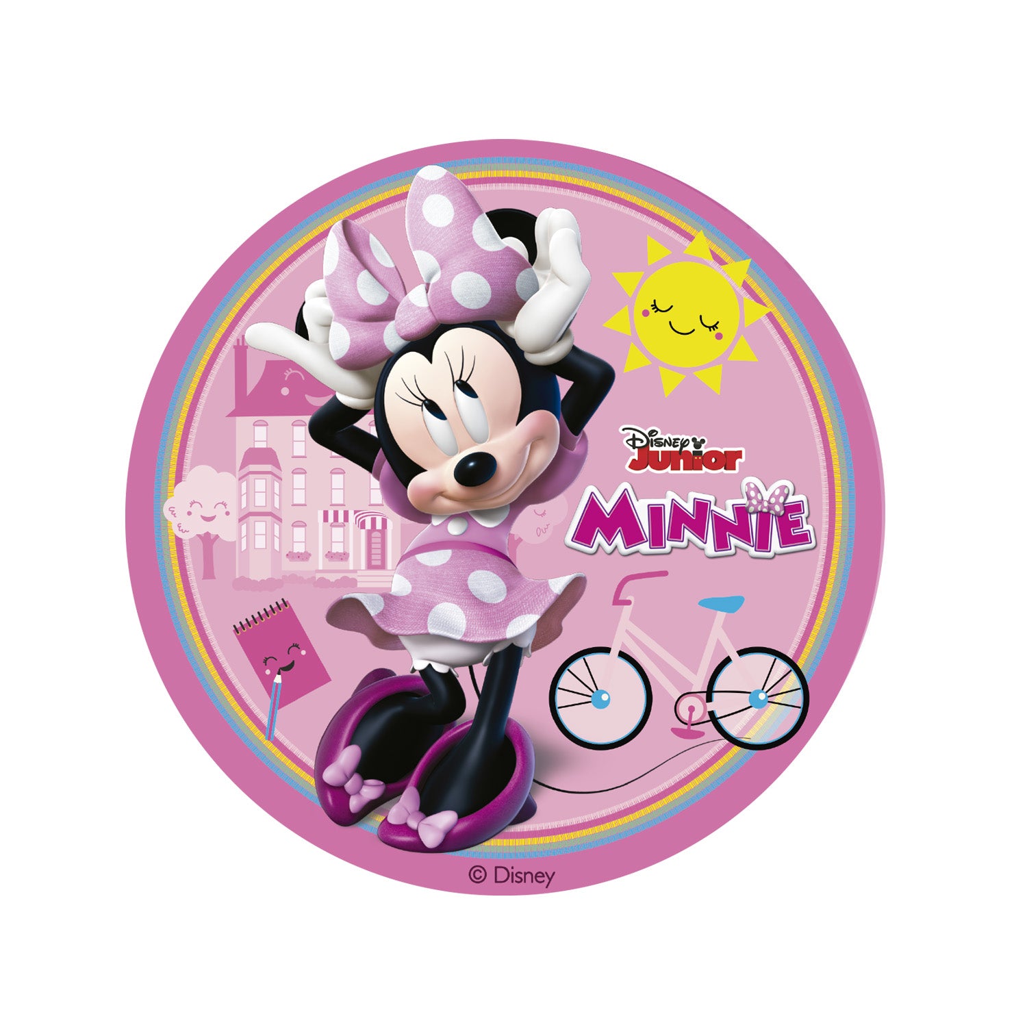 DISCO COMMESTIBLE TORTA MINNIE ZERO 15,5CM