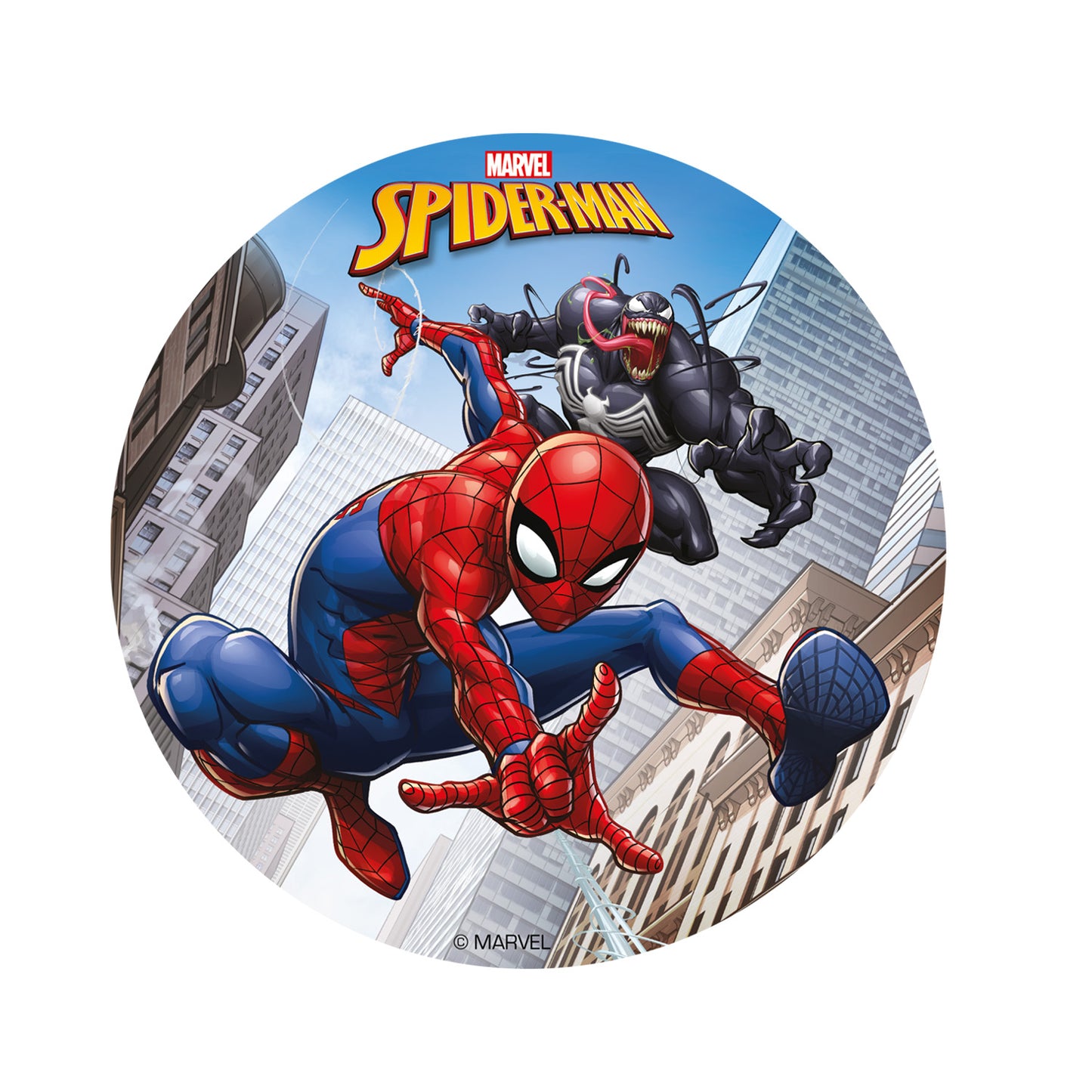  DISCO COMMESTIBLE TORTA SPIDER-MAN ZERO 15,5CM