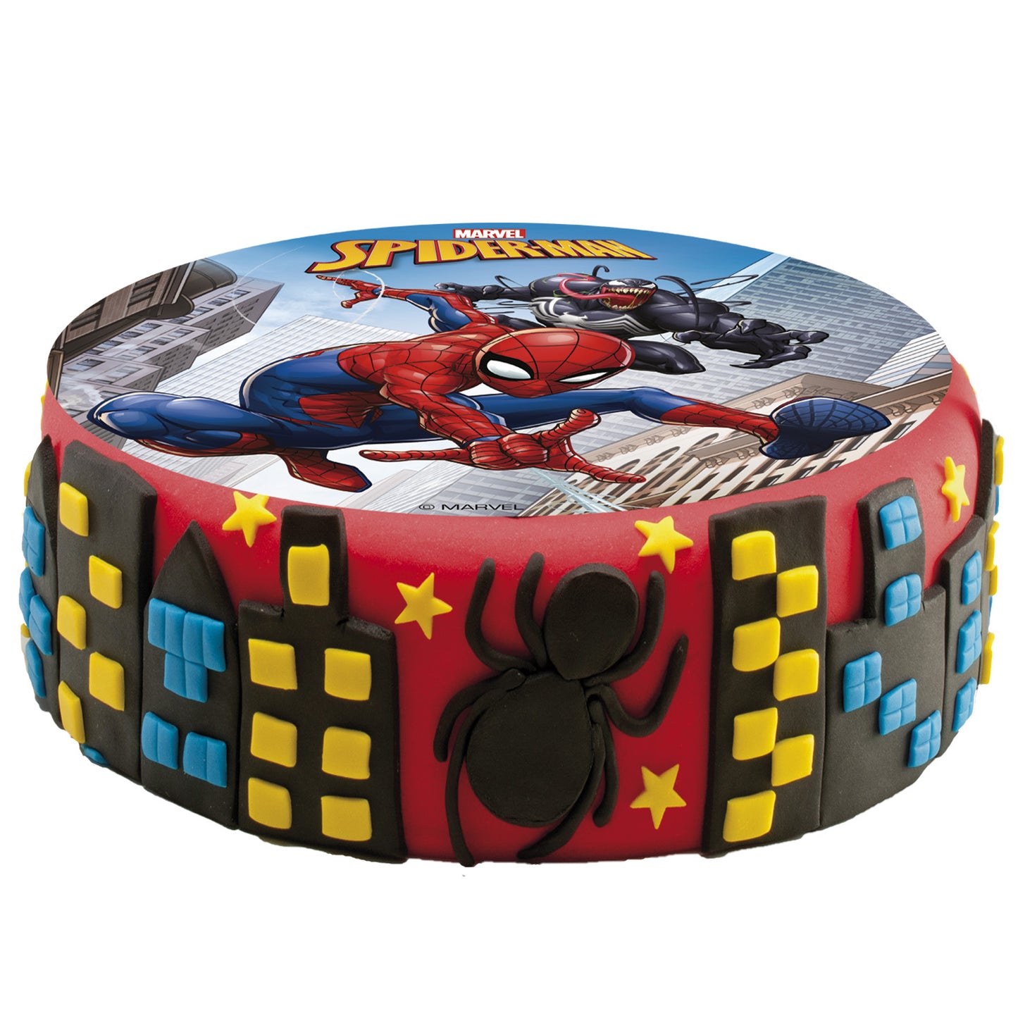  DISCO COMMESTIBLE TORTA SPIDER-MAN ZERO 15,5CM