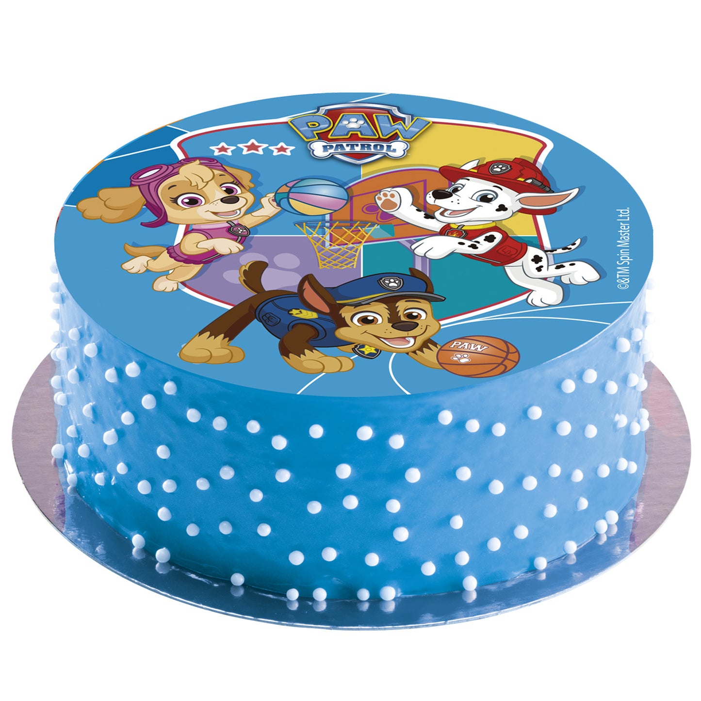 DISCO COMESTÍVEL DECORAR BOLOS PAW PATROL ZERO 15,5CM