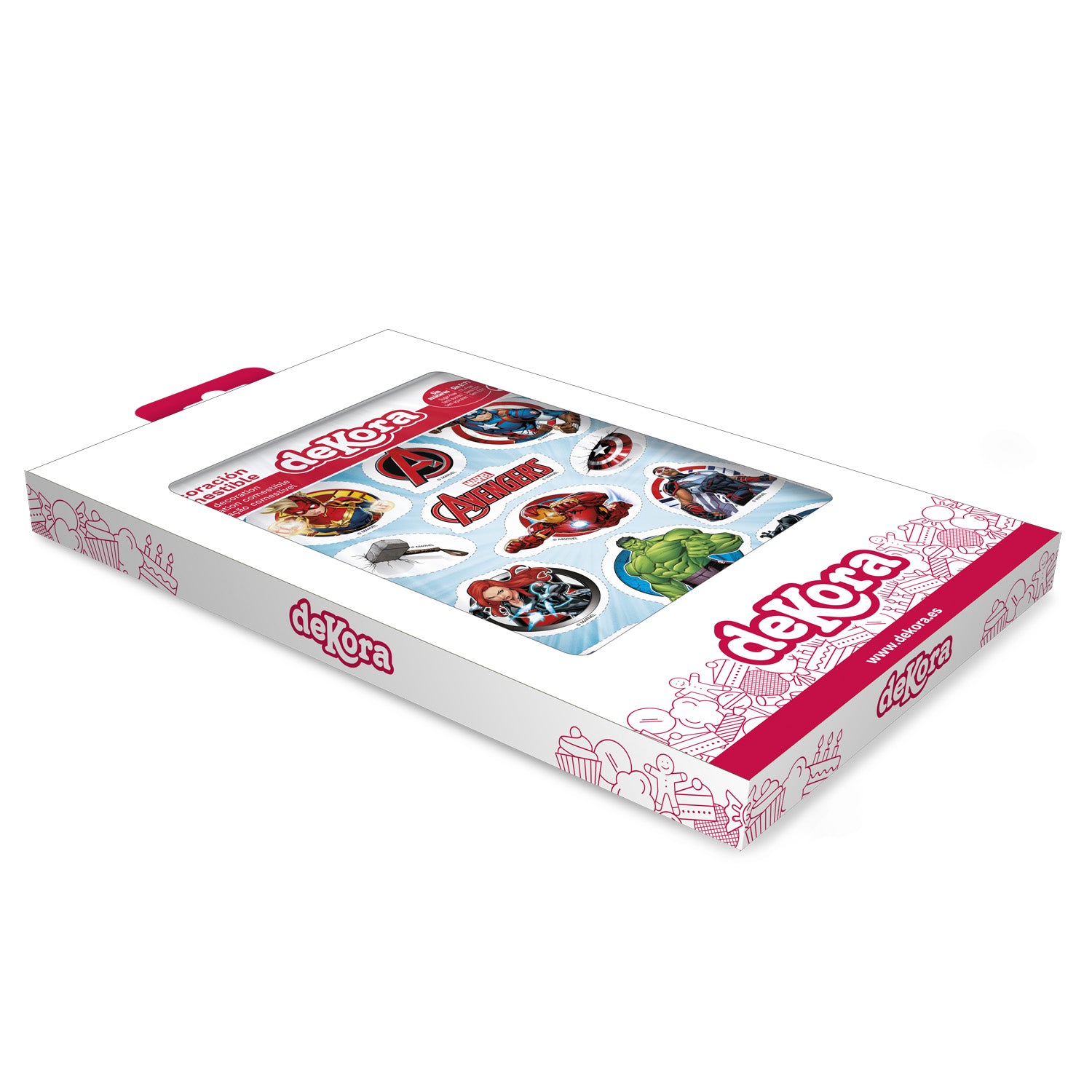 AVENGERS CUTTING EDIBLE CAKE DECORATION ZERO