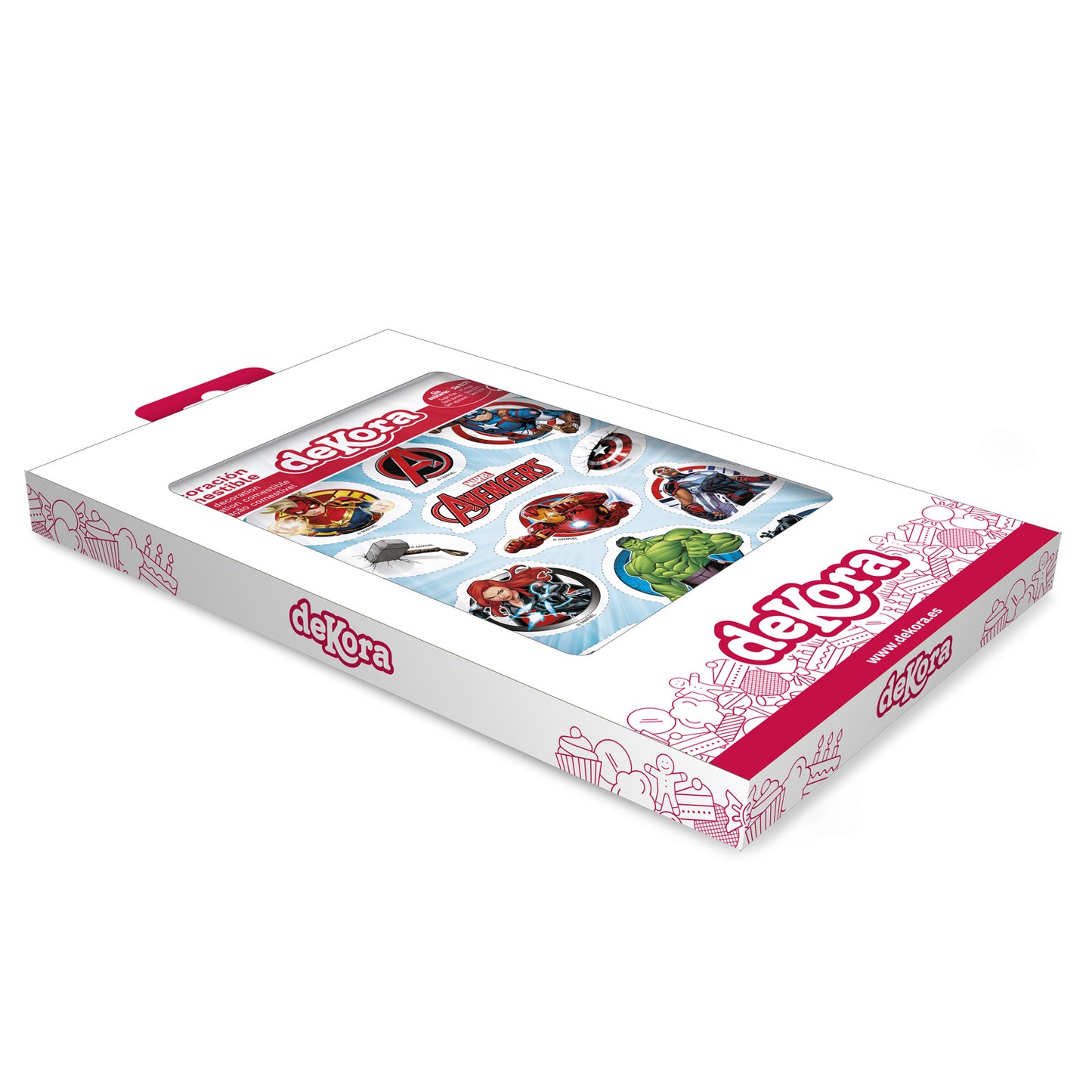 AVENGERS CUTTING EDIBLE CAKE DECORATION ZERO