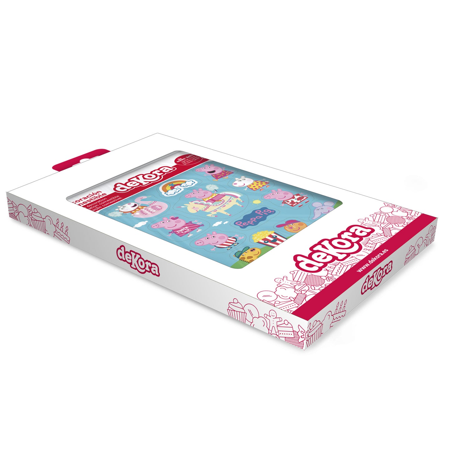 DECORACIÓN COMESTIBLE RECORTABLE PEPPA PIG ZERO