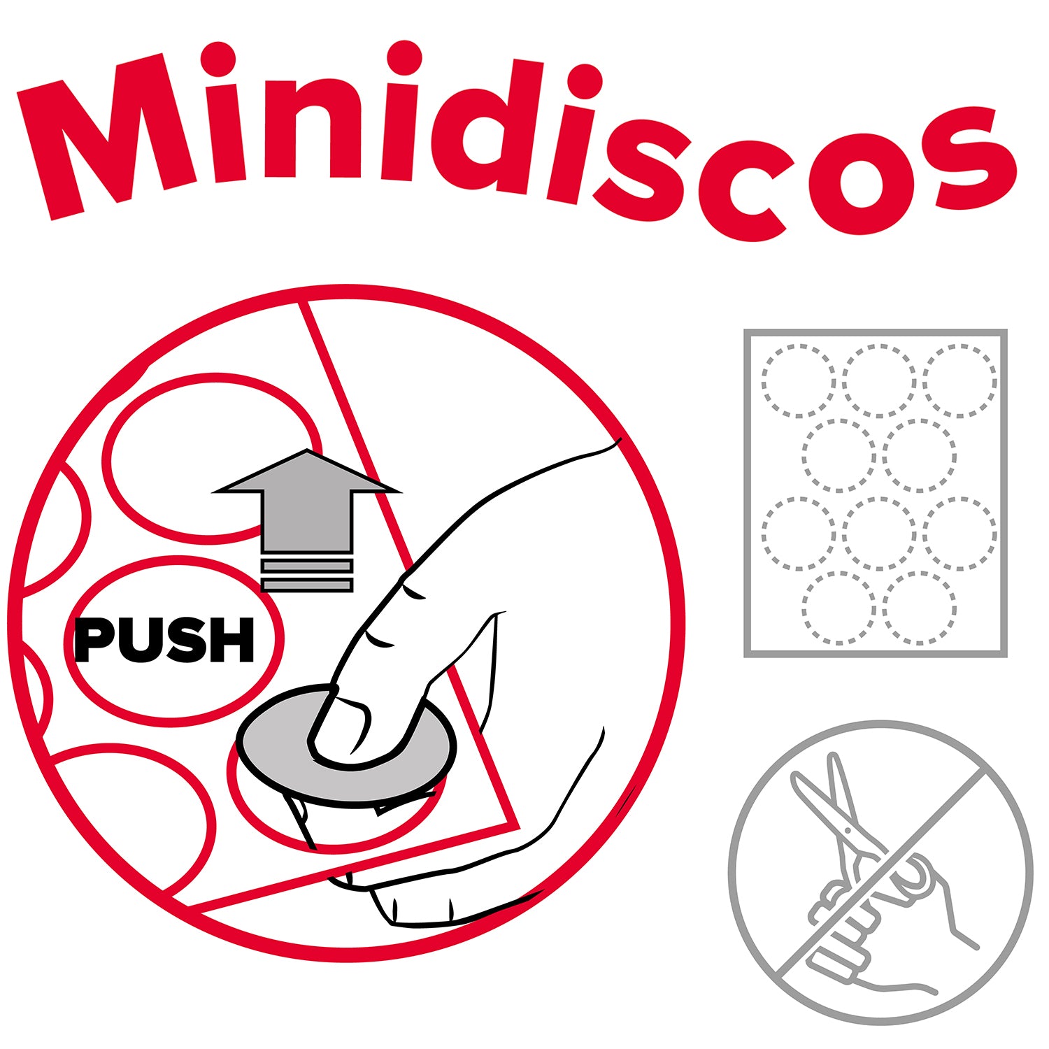 MINI DISQUES COMESTIBLES PAW PATROL Ø 3.4CM ZERO