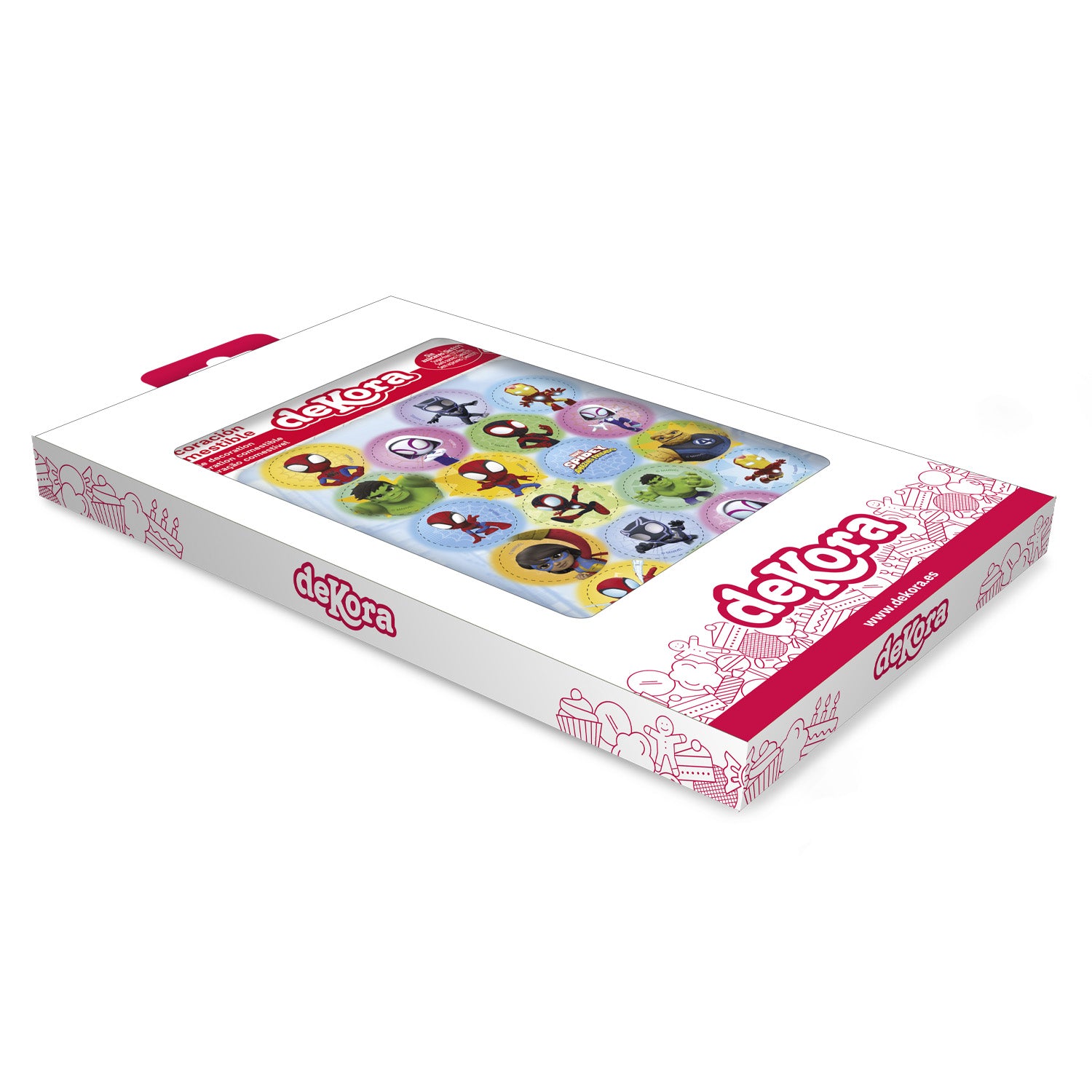 MINI DISCOS COMESTIBLES SPIDEY Ø 3,4CM ZERO A5