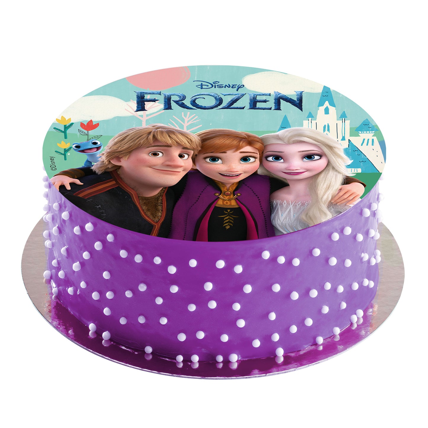 DISCO COMESTIBLE TARTA FROZEN ZERO 20CM