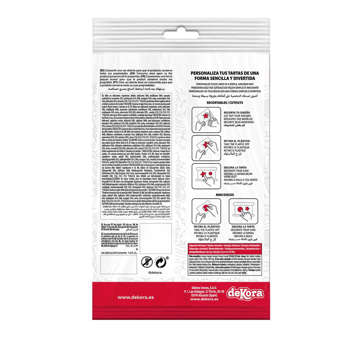 MIX DISCOS COMESTÍVEIS PEPPA PIG 6U Ø 5,8CM