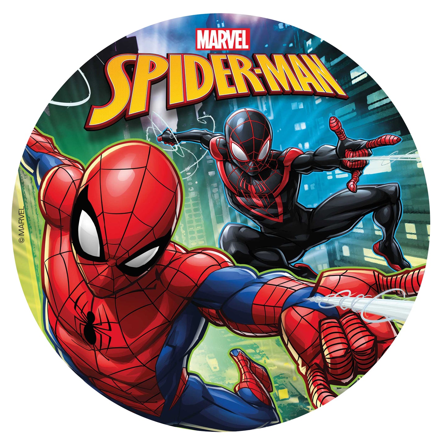 DISQUES COMESTIBLES GATEAU SPIDERMAN 20CM ZERO