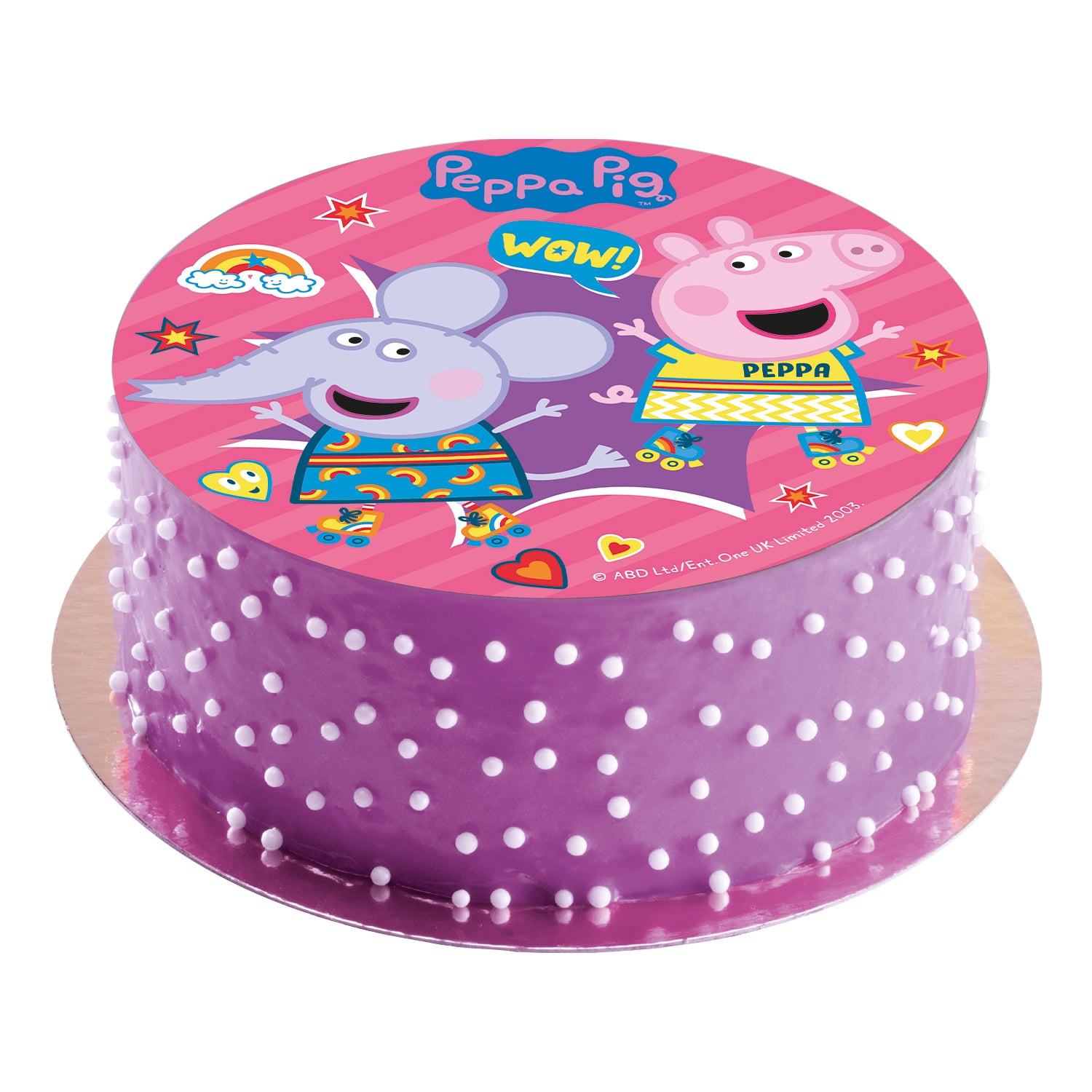 PEPPA PIG CAKE DECORATING EDIBLE DISC 20CM ZERO