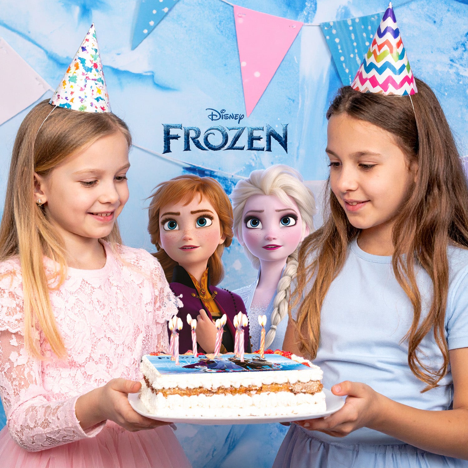 FONDANT DECORAÇÃO BOLO FROZEN A5 14,8X21CM