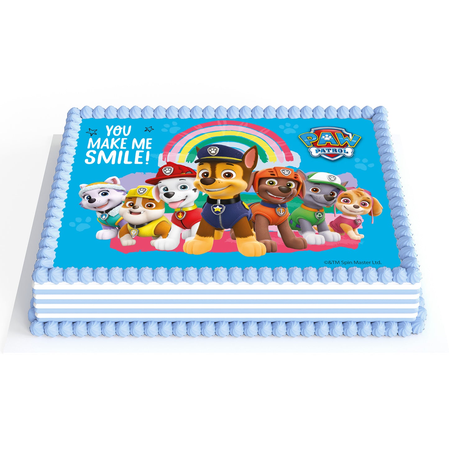 FONDANT DECORAZIONE TORTE PAW PATROL A5 14,8X21CM
