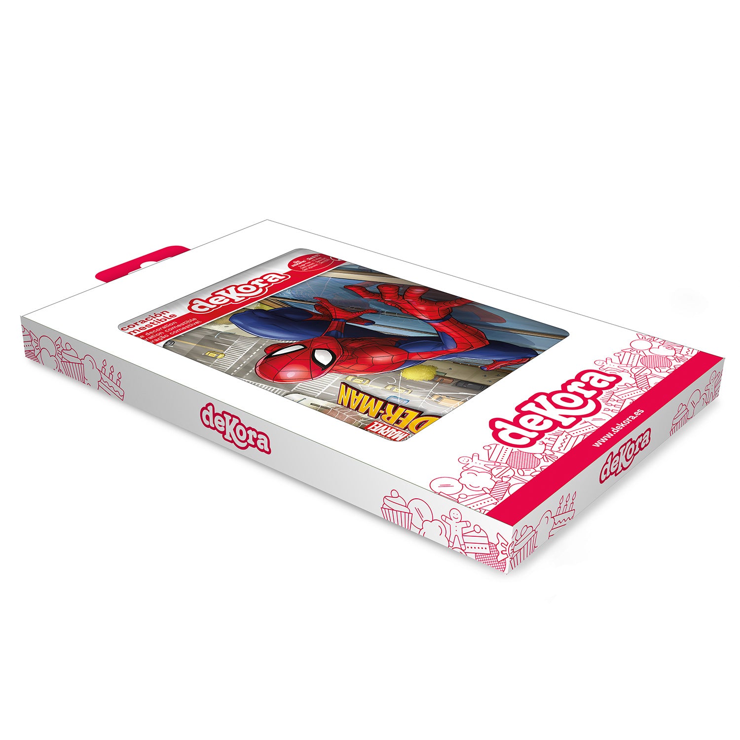 FONDANT DÉCO GATEAU SPIDERMAN A5 14,8X21CM