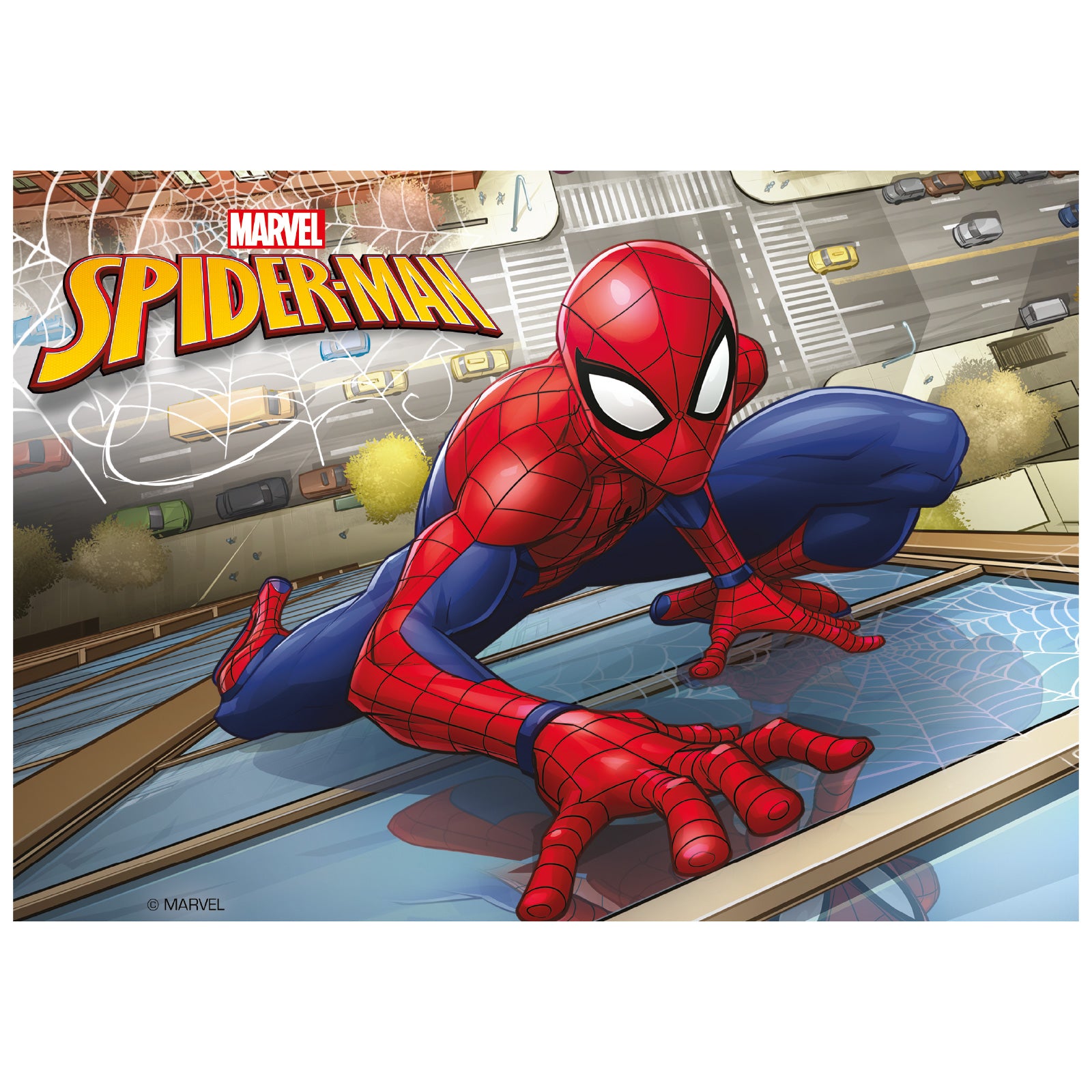 FONDANT DÉCO GATEAU SPIDERMAN A5 14,8X21CM