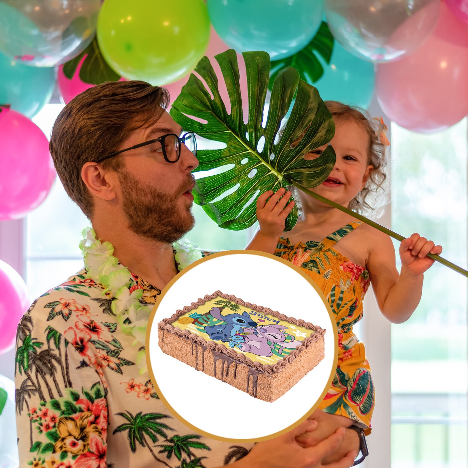 FOGLIO COMMESTIBILE PER TORTA STITCH 14,8X21CM A5