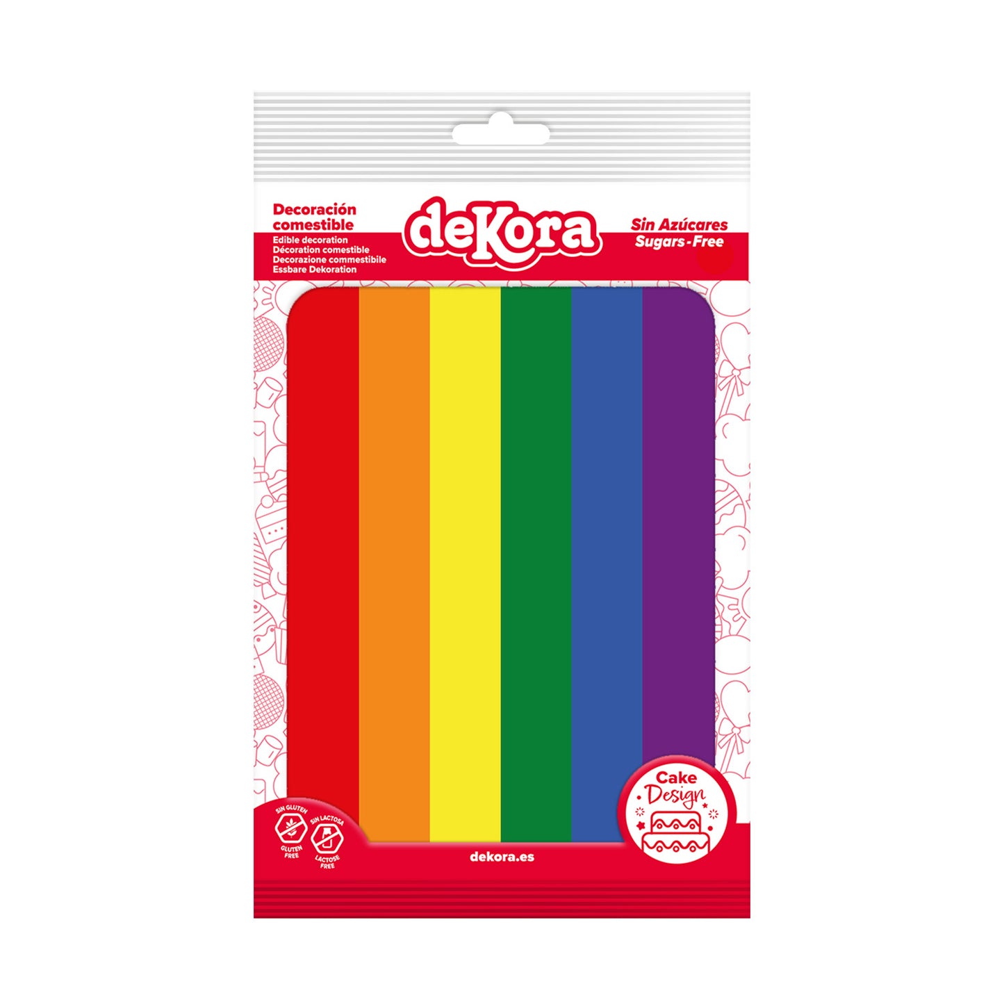 FOGLIO COMMESTIBILE PER TORTA LGTBI 14,8X21CM A5