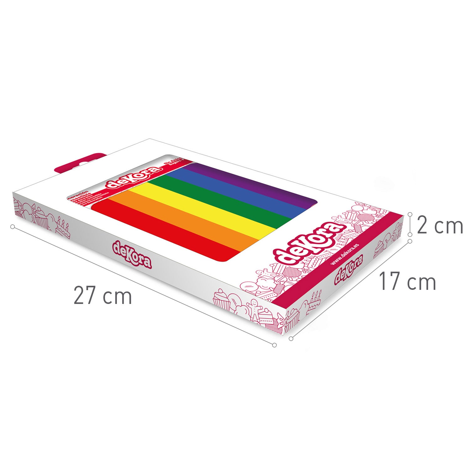 LGTBI EDIBLE CAKE SHEET 14,8X21CM A5