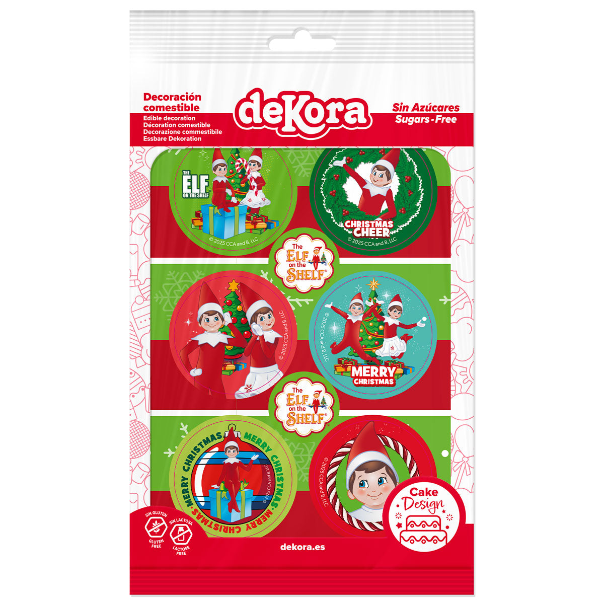 MIX DISQUES COMESTIBLES THE ELF 6U Ø 5,8CM