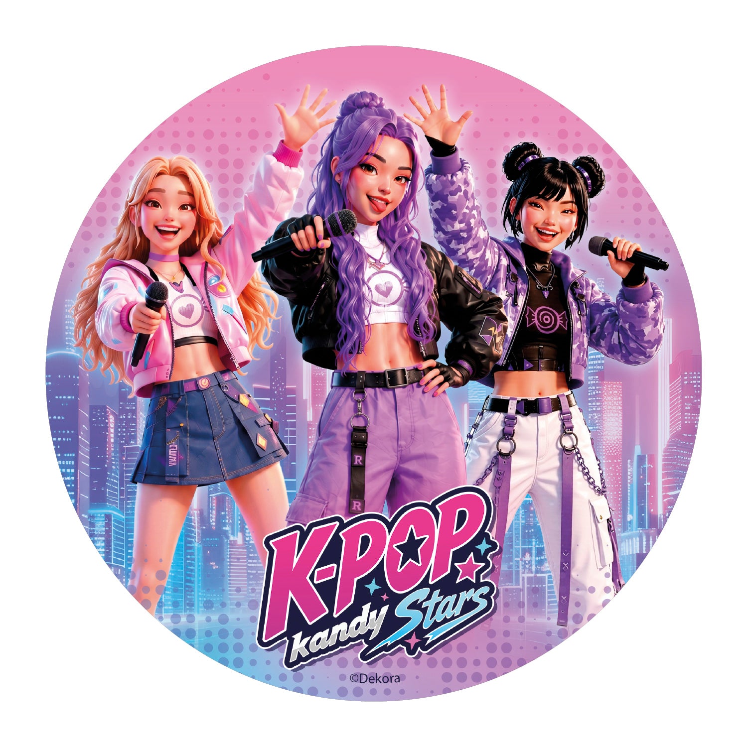 DISCO COMESTIBLE KPOP KANDY STARS 20CM