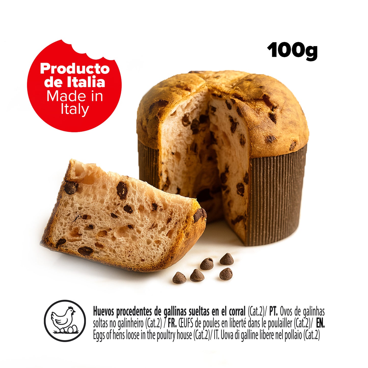 PANETTONE CON CIOCCOLATOTHE ELF 100GR