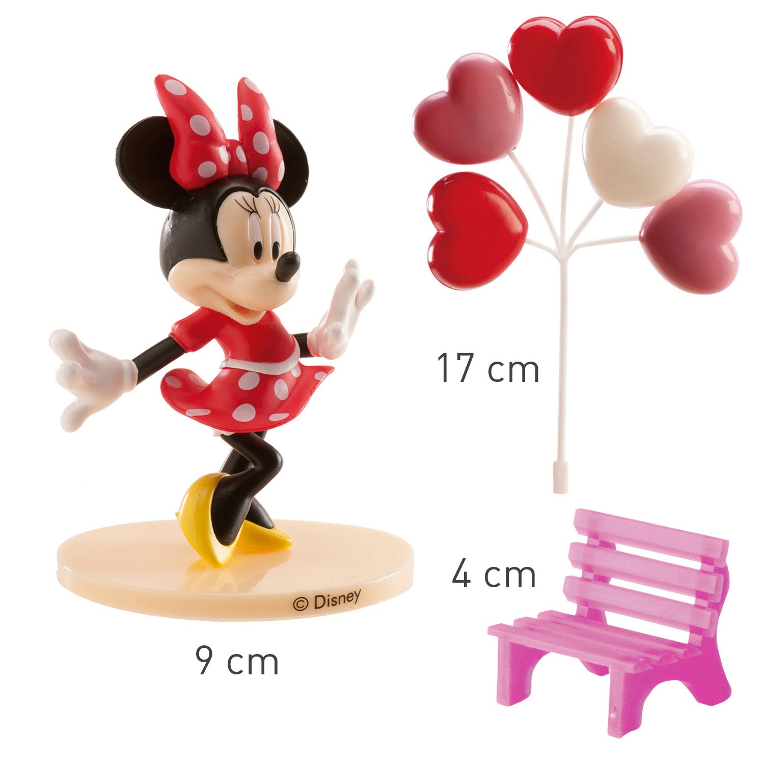 KIT PVC RETAIL "MINNIE" DECORAR BOLOS