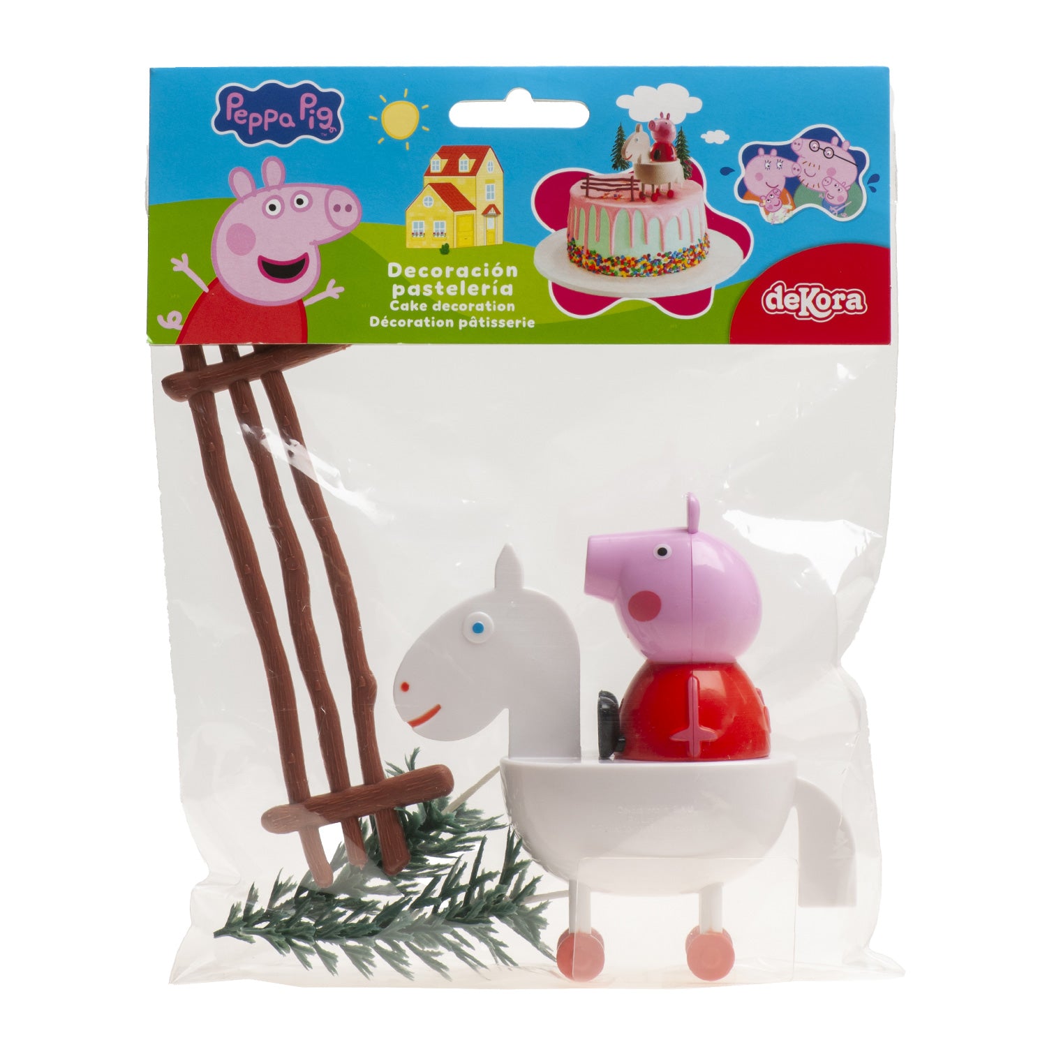 KIT PVC RETAIL PEPPA PIG PARA DECORAR TARTAS