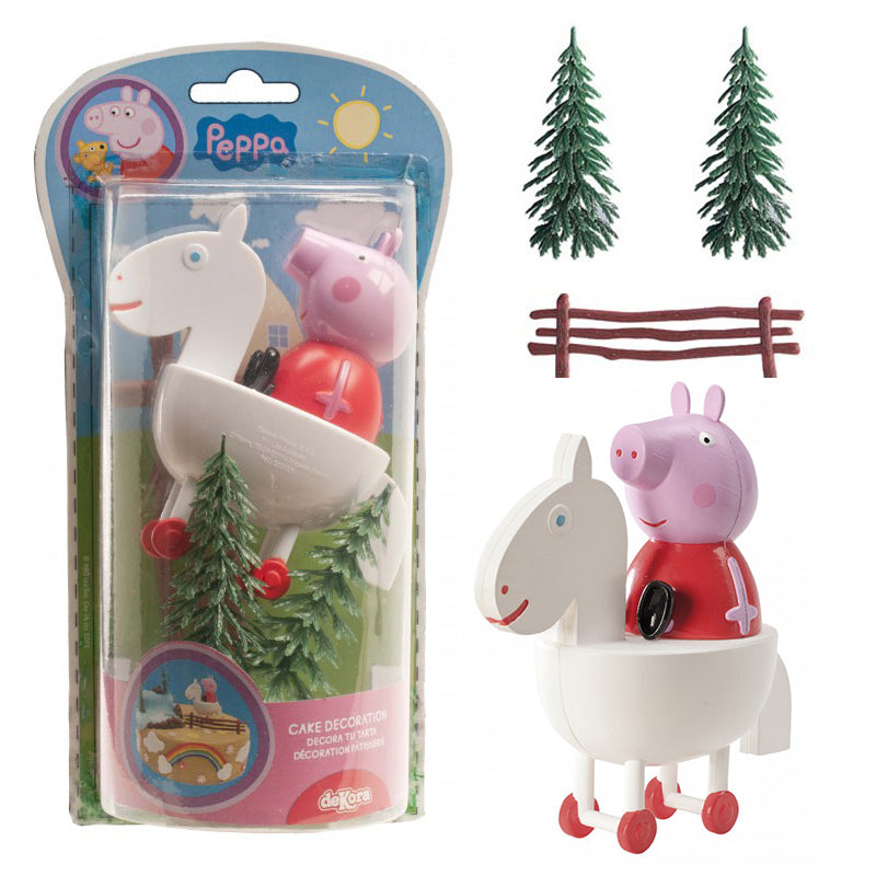 KIT PVC RETAIL PEPPA PIG PARA DECORAR BOLOS