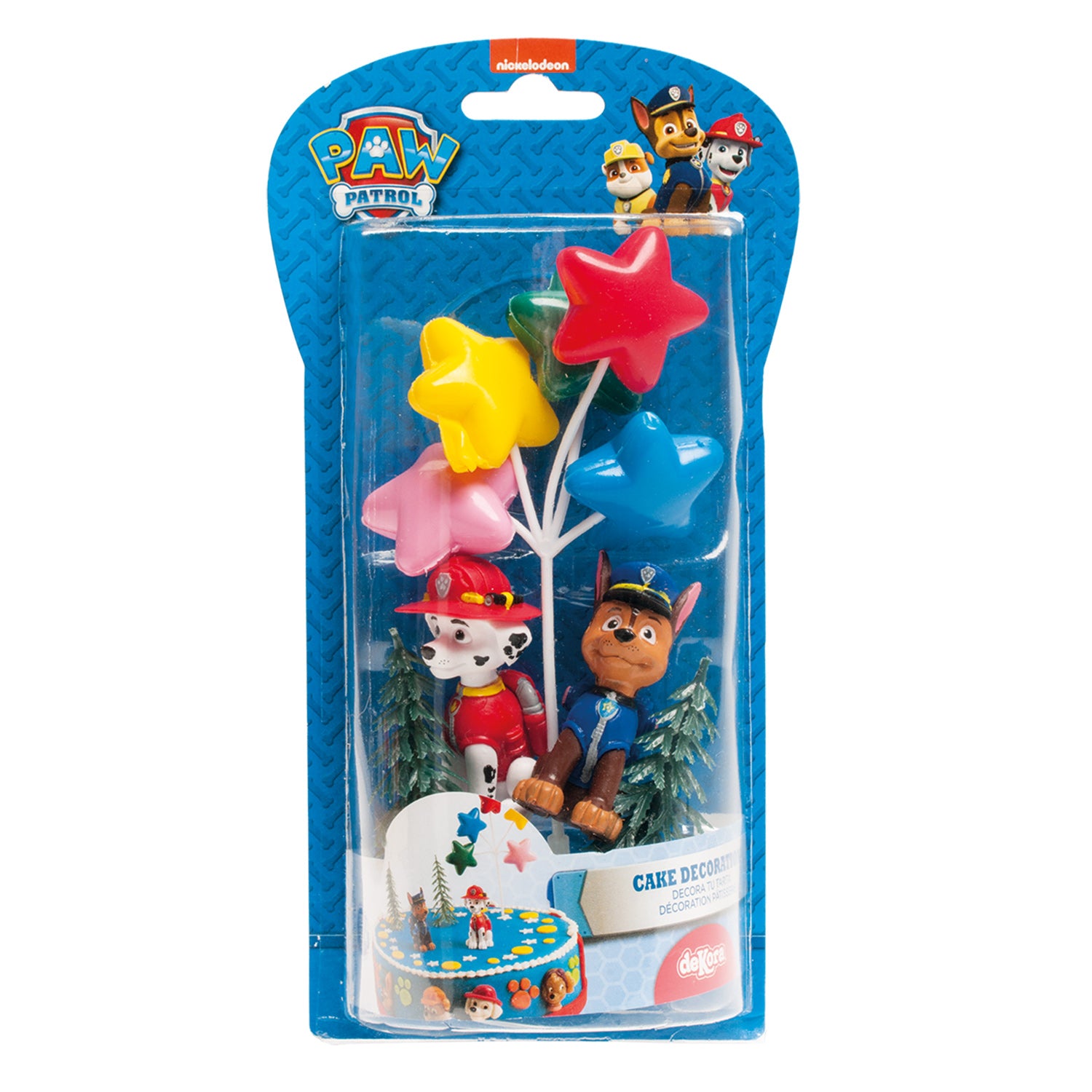 PVC RETAIL PAW PATROL CAKE DECORATING KIT