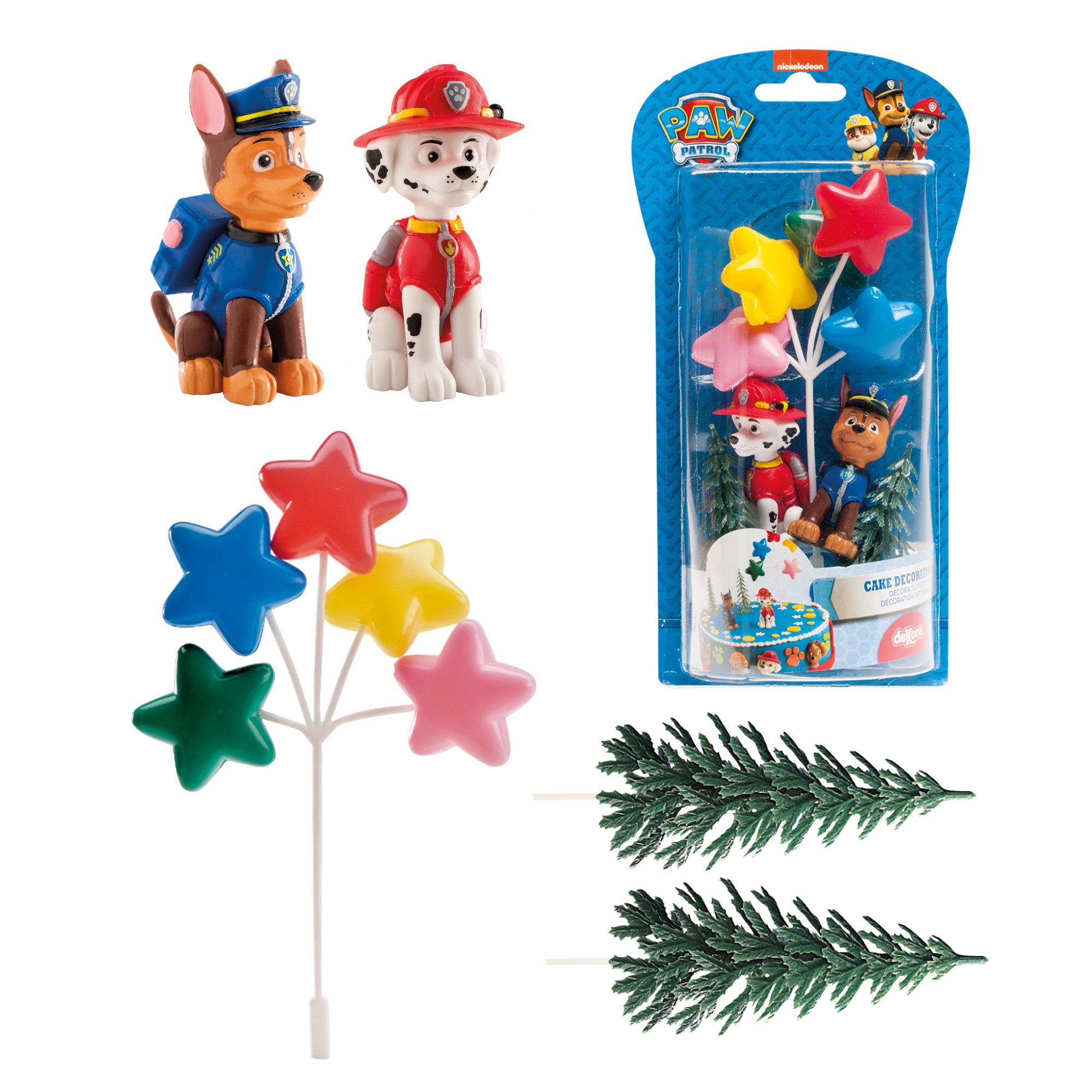 PVC RETAIL PAW PATROL CAKE DECORATING KIT