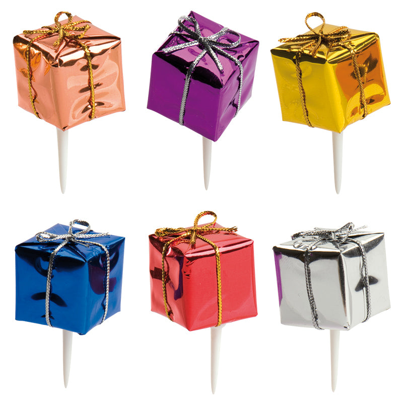 CAKE TOPPER PLASTIC FIGURE GIFTS 6 PCS