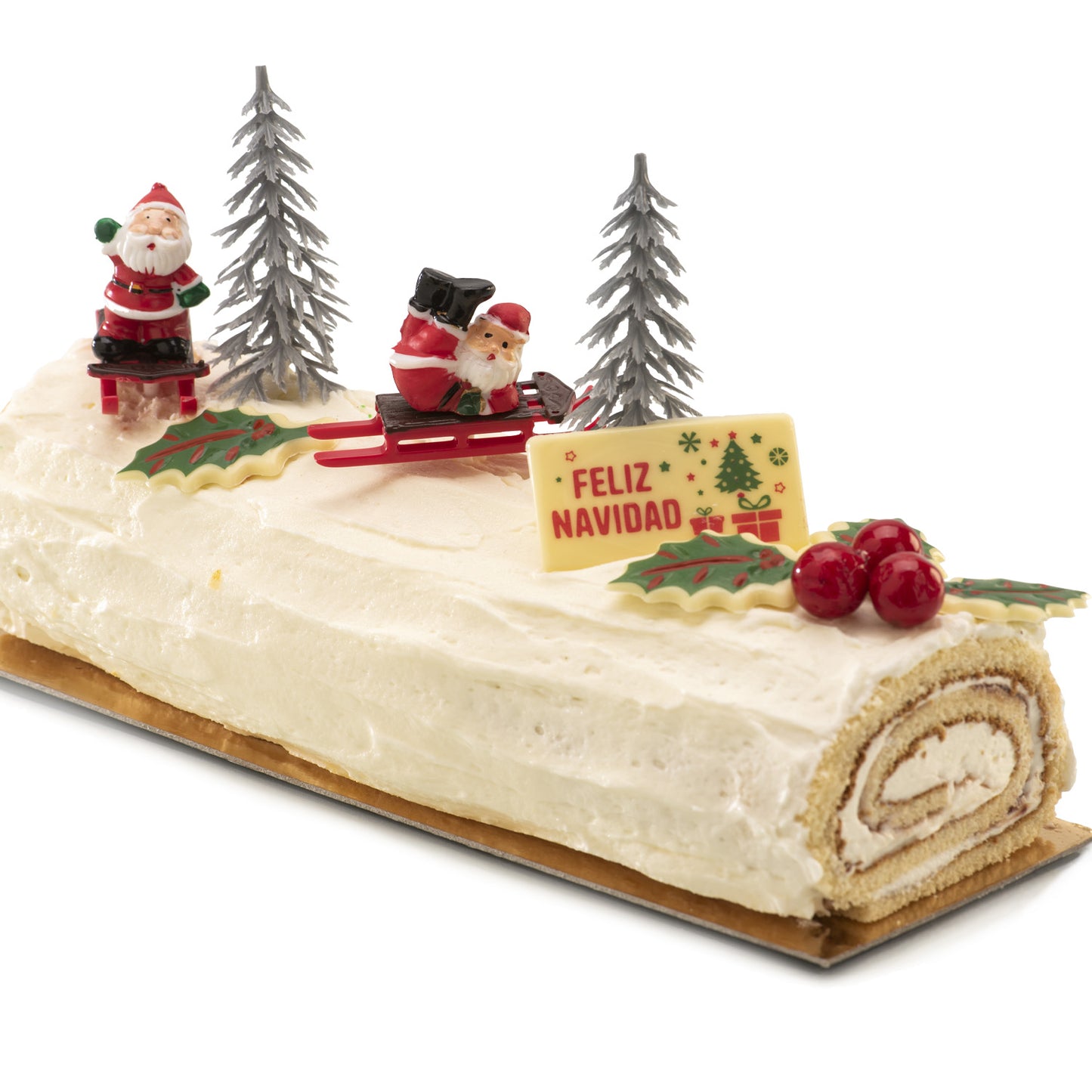 KIT 6 PIEZAS NAVIDAD PINO PLATA