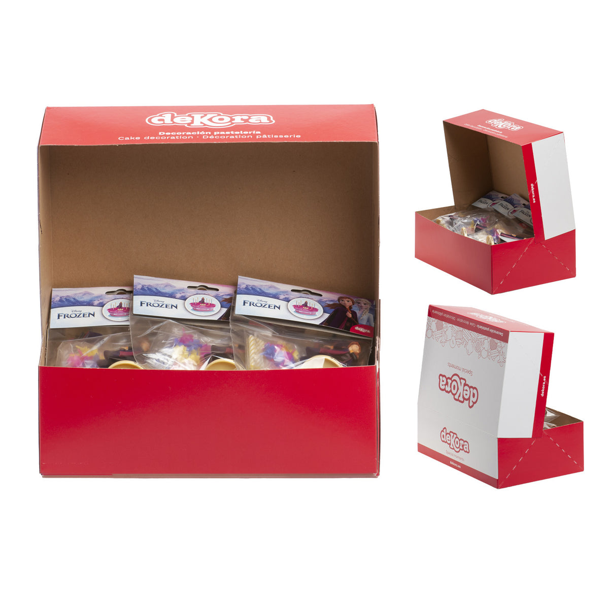 KIT PVC RETAIL ANNA CON 10 CANDELE PER DECORARE LE TORTE