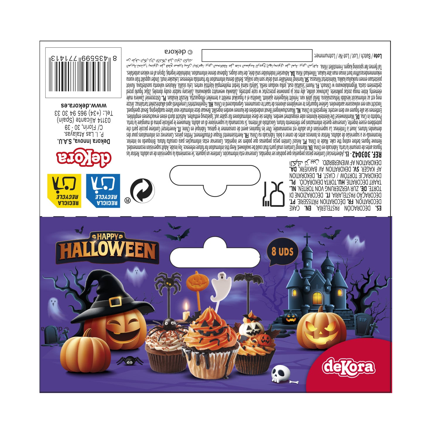 KIT DI ASSORTIMENTO DI TOPPERS DI HALLOWEEN