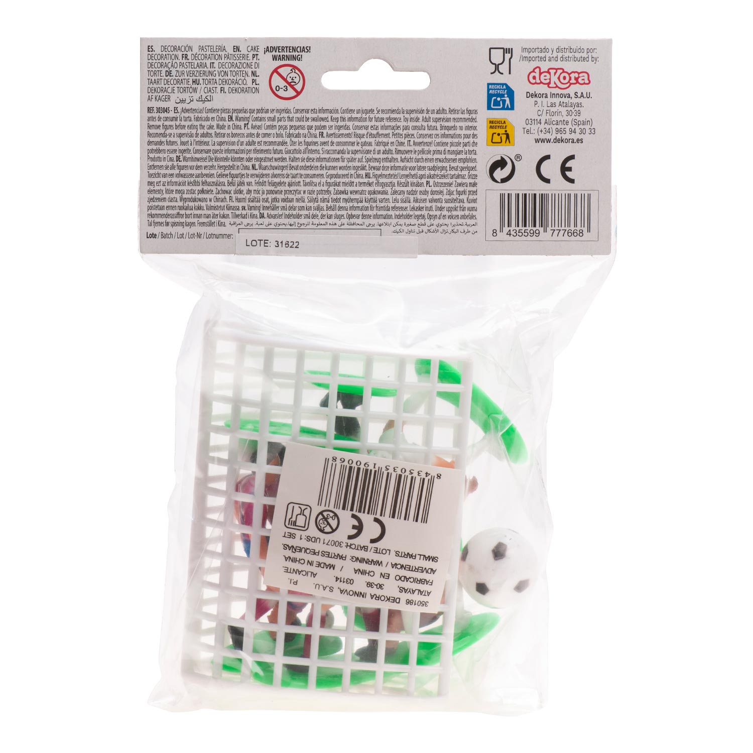 KIT PVC RETAIL FOOTBALL BLANC ET BLEU