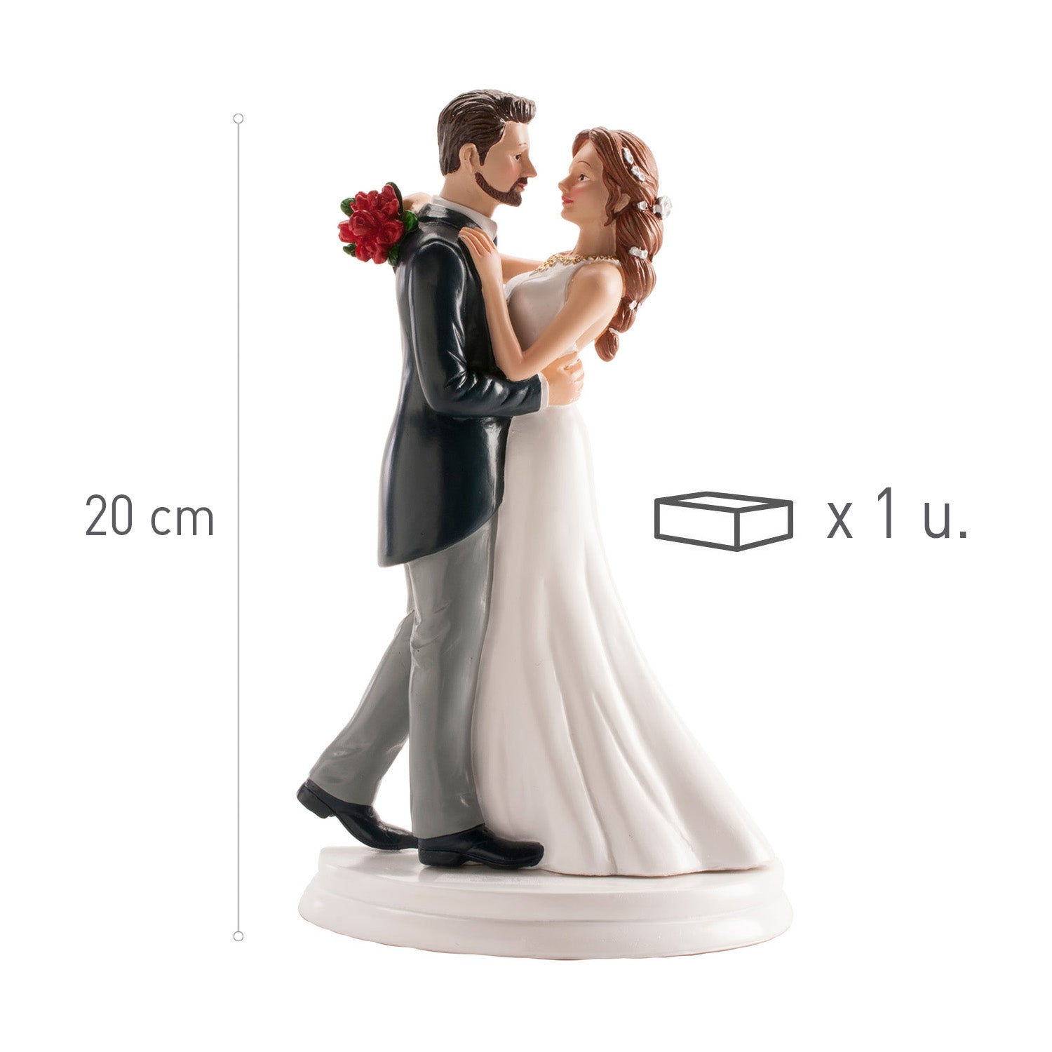 WEDDING COUPLE WALTZ DANCING  20 CM