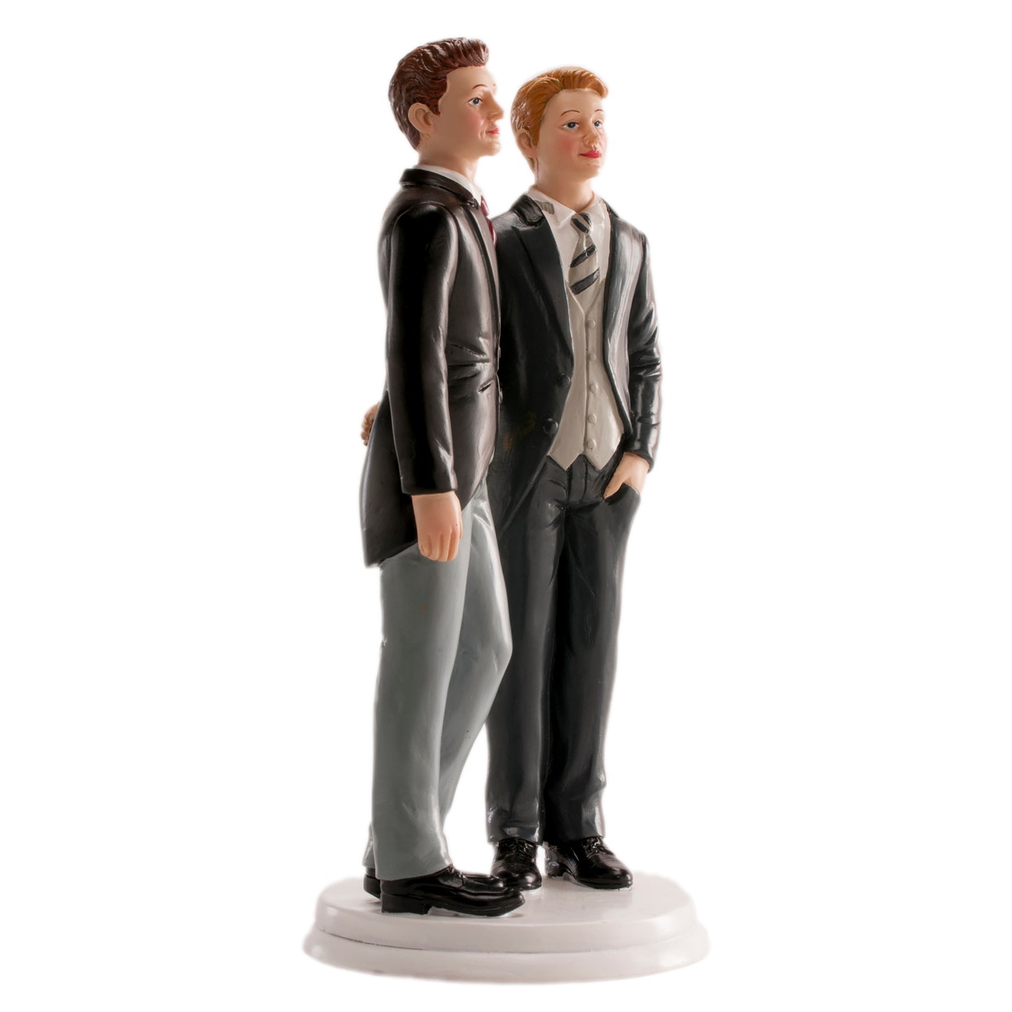 2 PAREJA BODA GAY ABRAZADOS 19CM