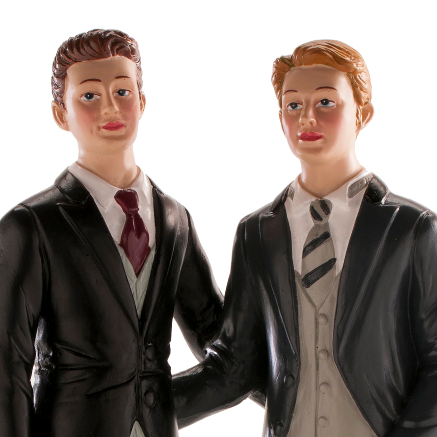 2 PAREJA BODA GAY ABRAZADOS 19CM