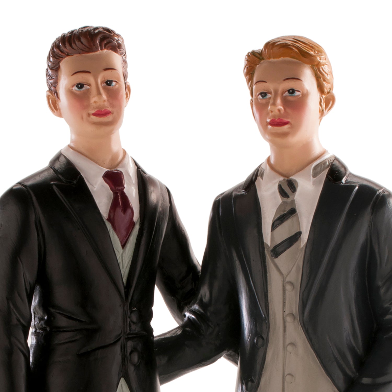 2 PAREJA BODA GAY ABRAZADOS 19CM