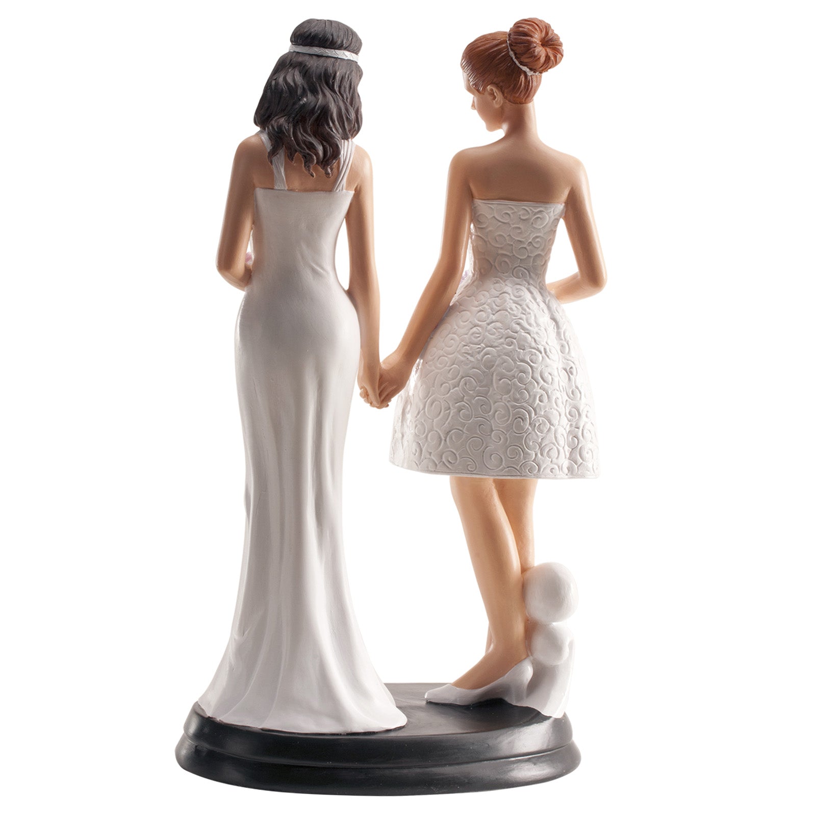 2 PAREJA BODA LESBIANA ACTUAL 20CM