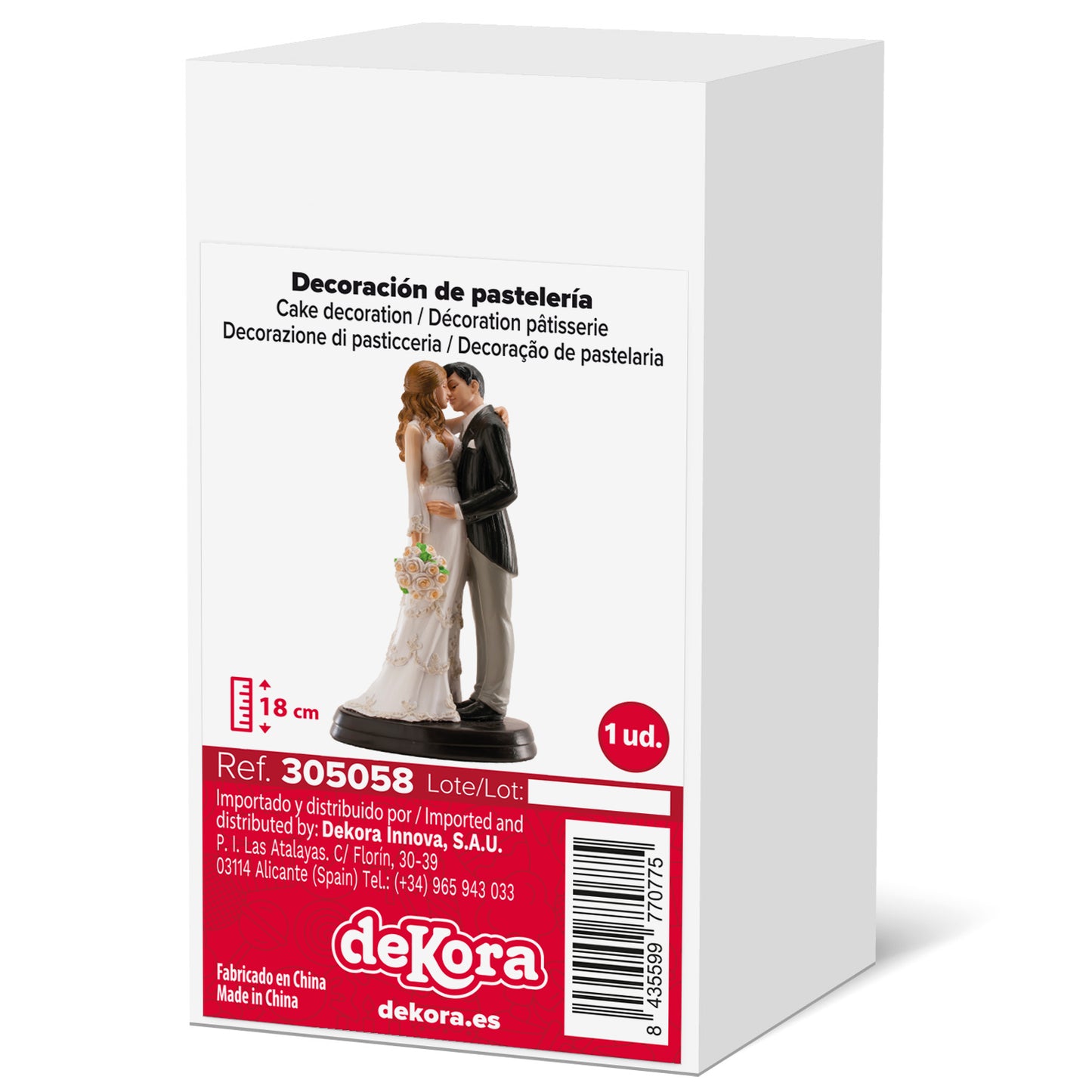 PAREJA BODA MARÍA Y JUAN 18 CM