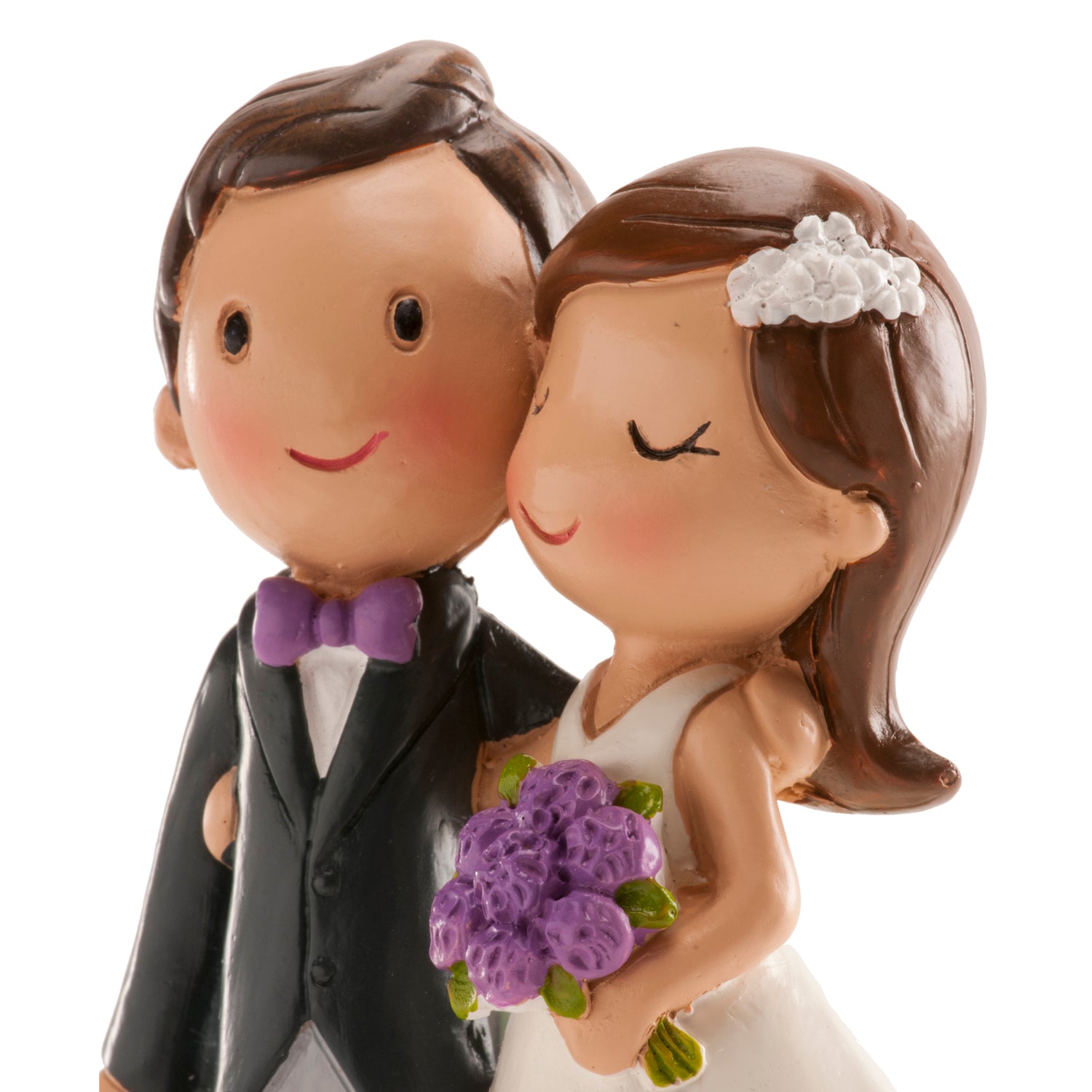 PAREJA DE BODA "COCHE JUST MARRIED" 12 CM
