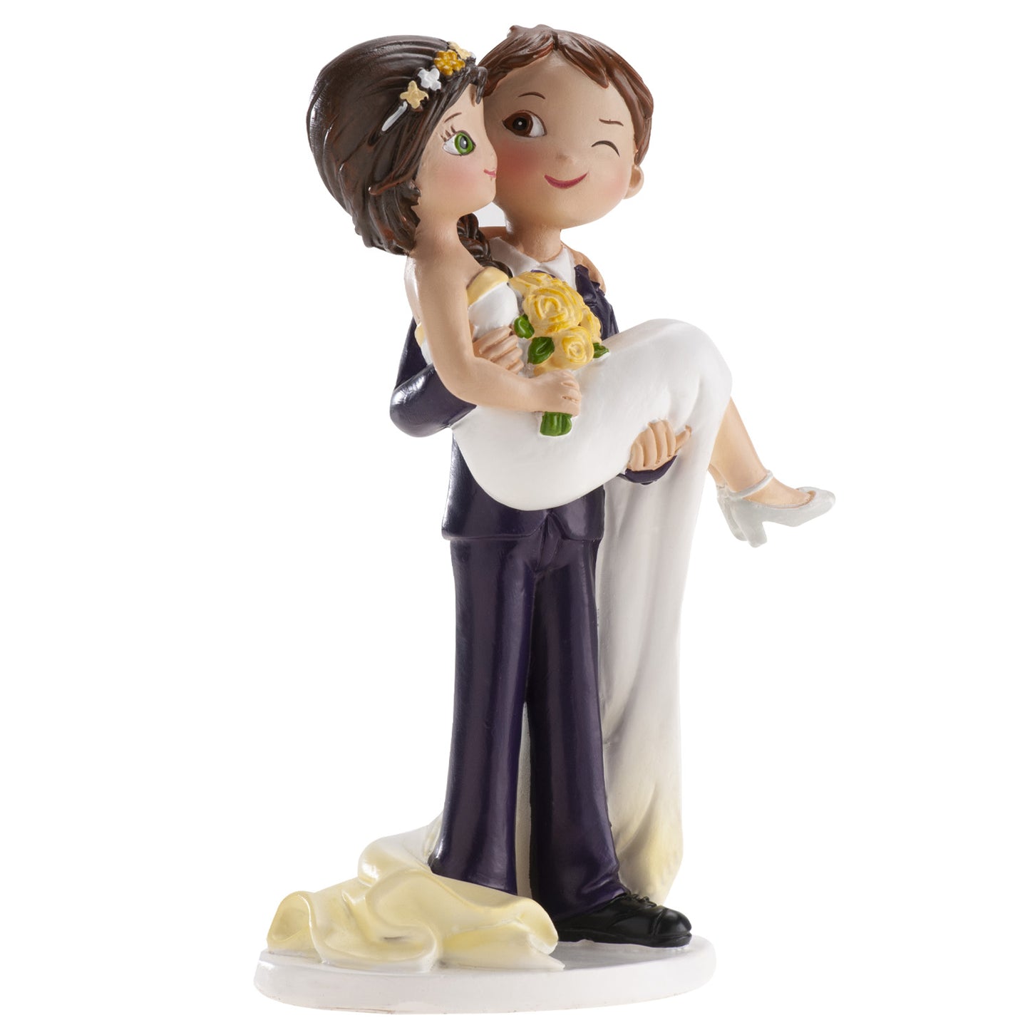 PAREJA BODA GUIÑO 16CM
