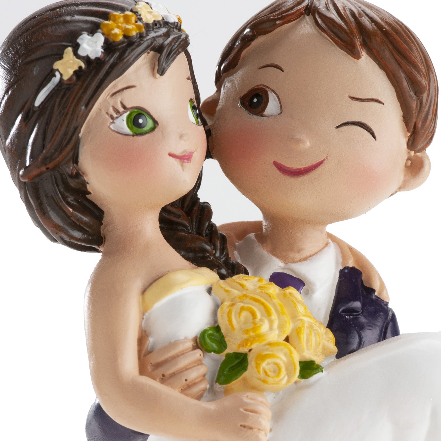 PAREJA BODA GUIÑO 16CM