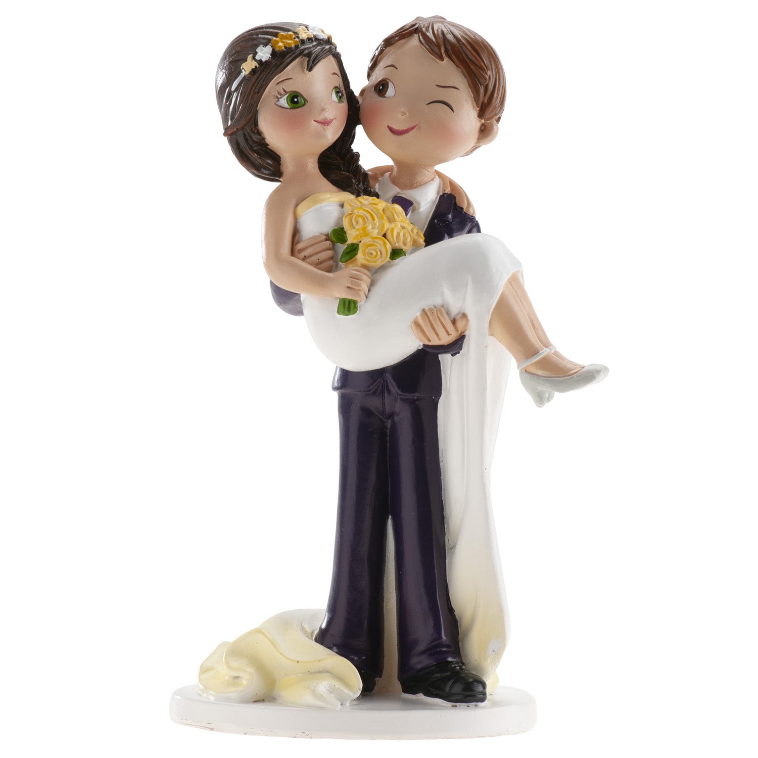 PAREJA BODA GUIÑO 16CM