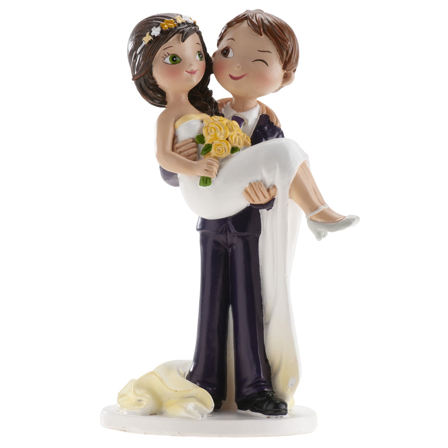 PAREJA BODA GUIÑO 16CM