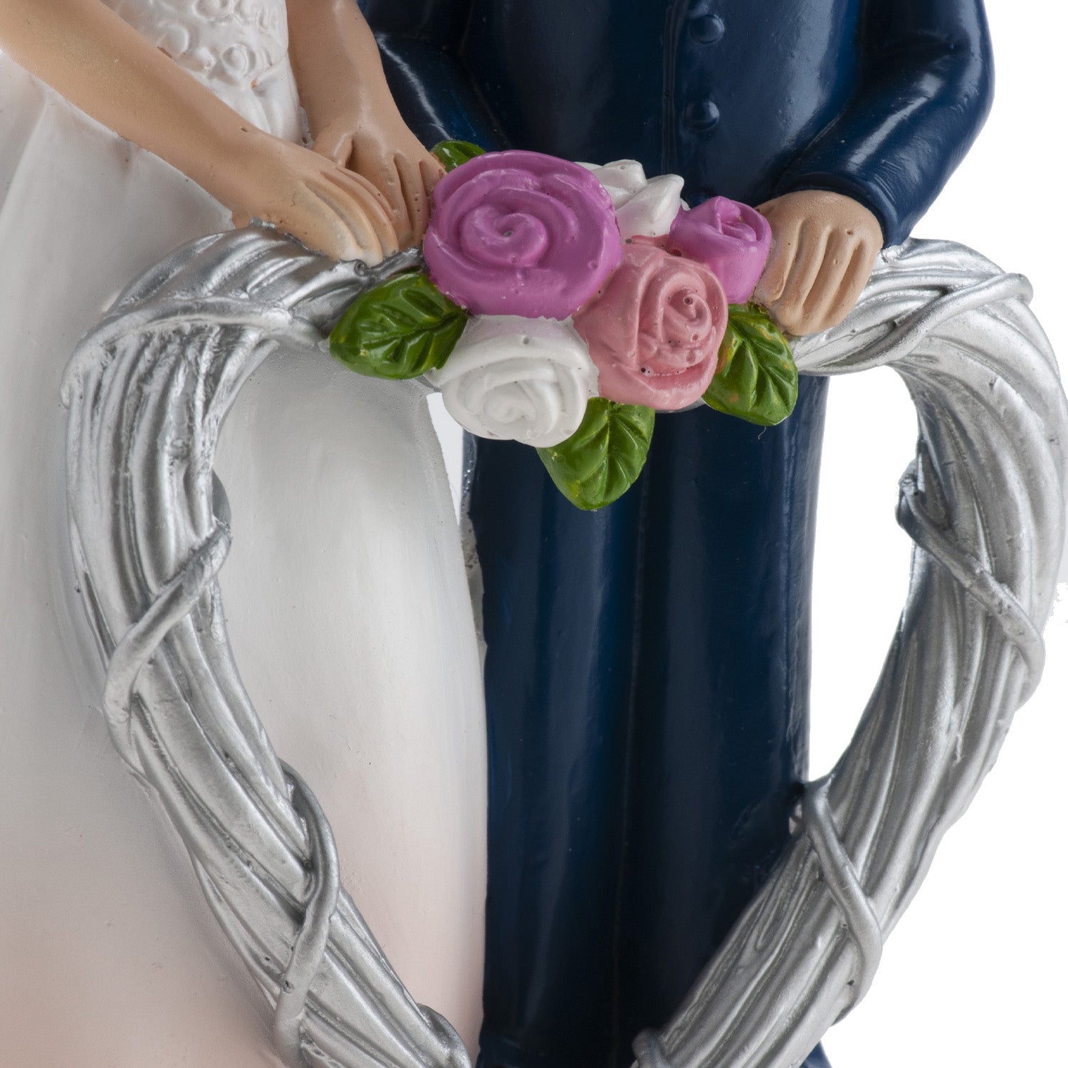 WEDDING COUPLE HEART 16CM