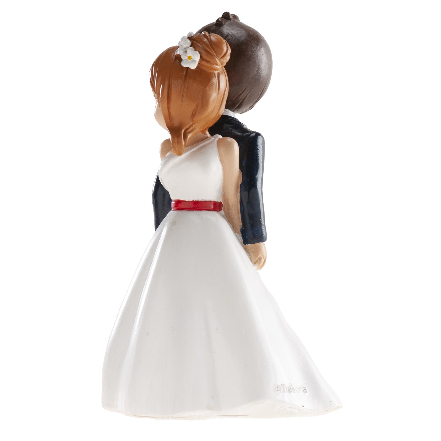 WEDDING COUPLE WITH BACKS 16CM