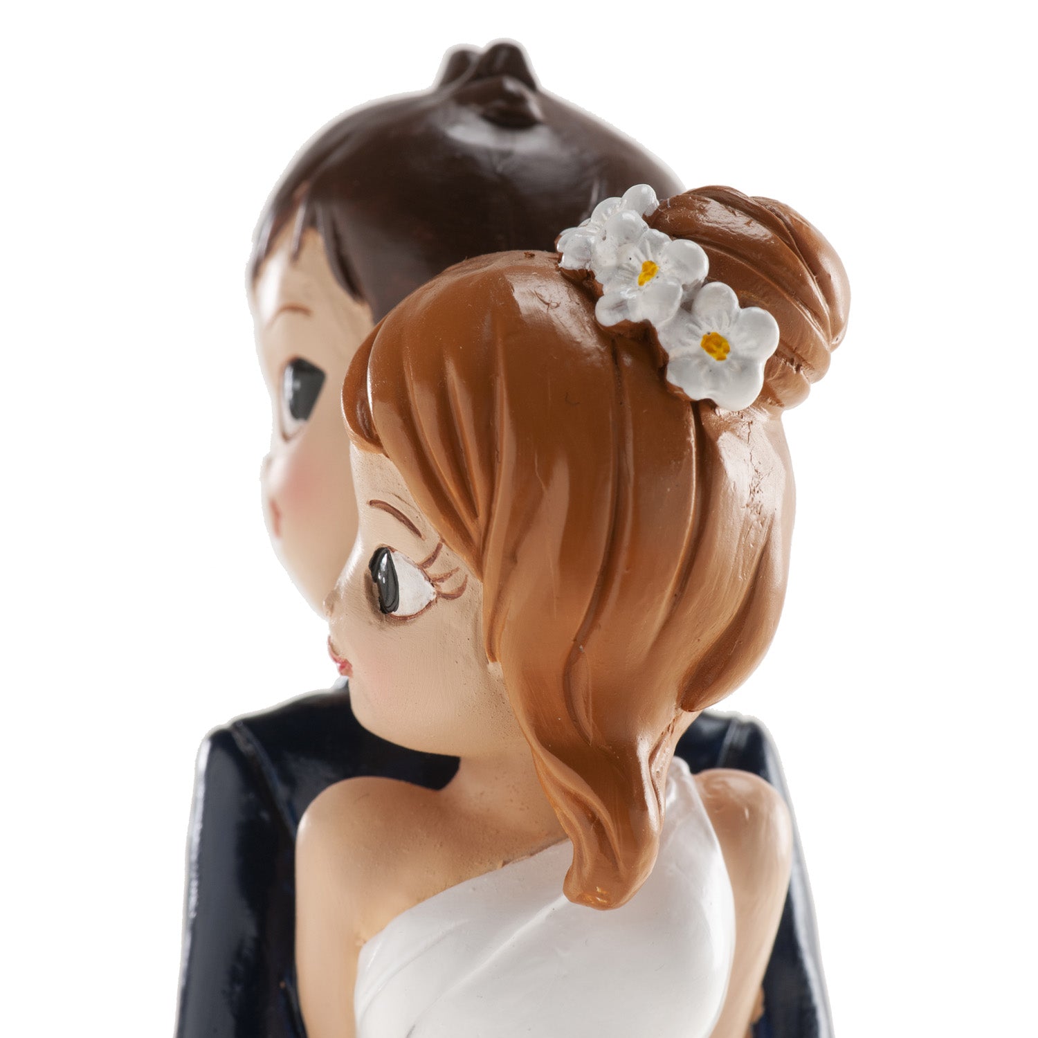 WEDDING COUPLE WITH BACKS 16CM