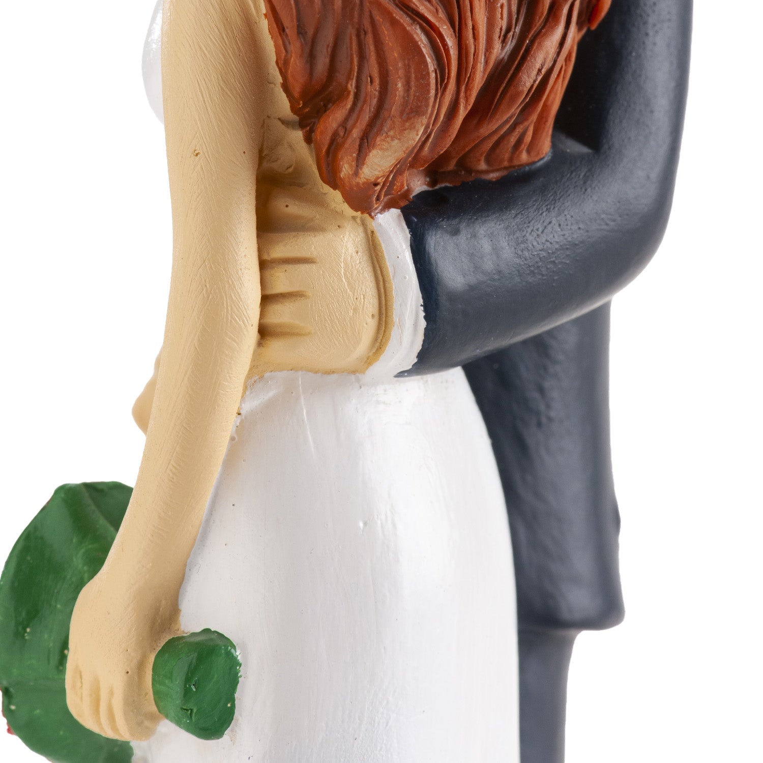 COUPLE DE MARIÉS SE TENANT PAR LA MAIN 18CM