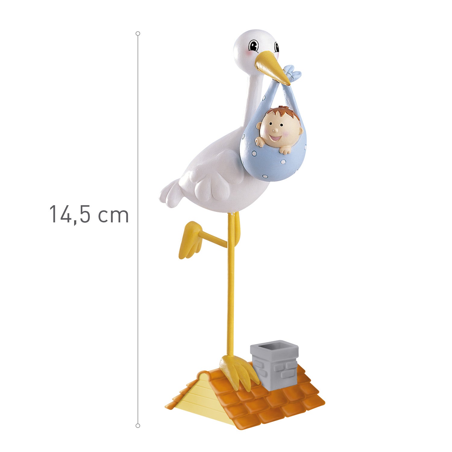 CIGÜEÑA A LA PATA COJA AZUL