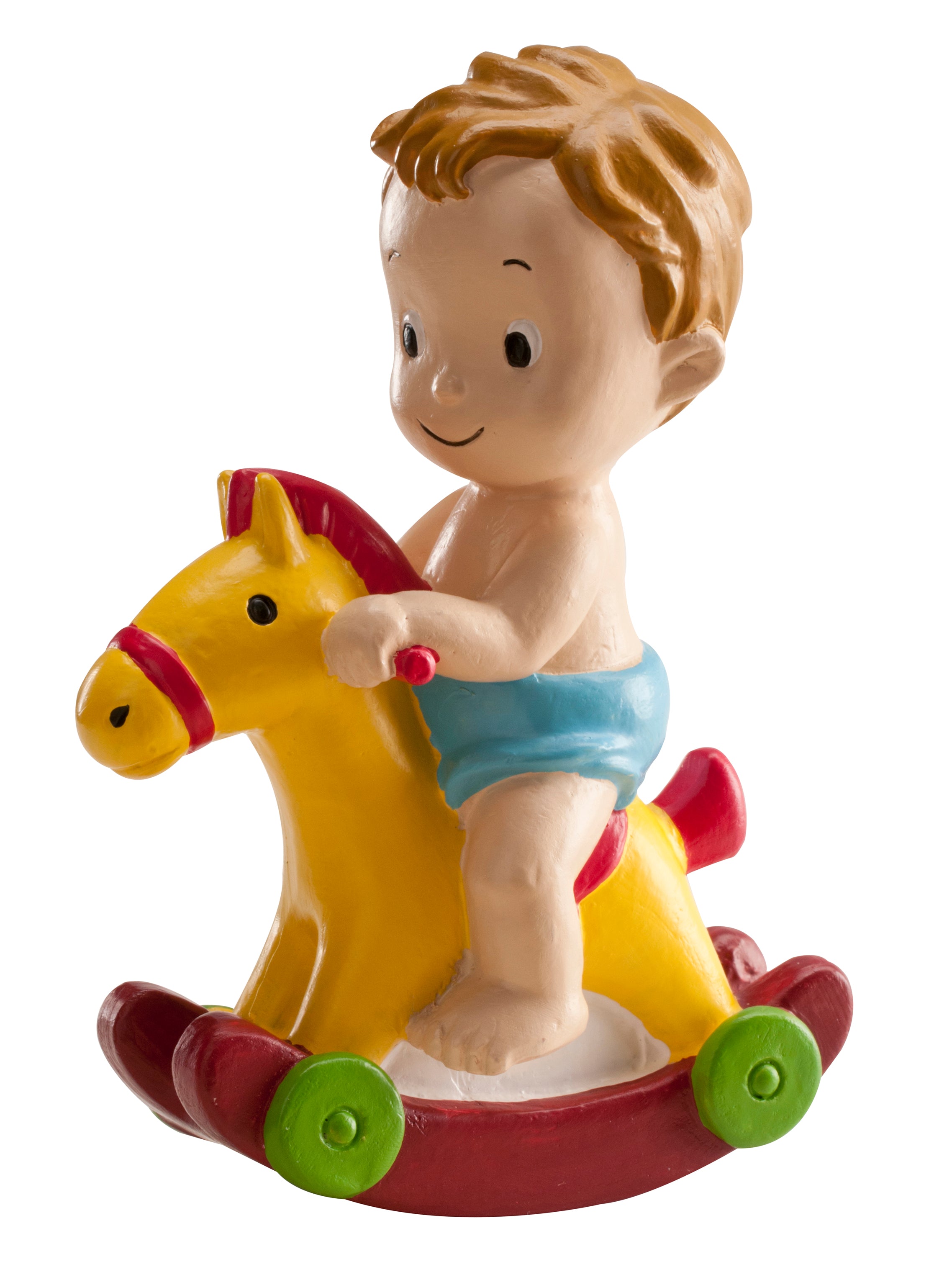 6 MENINO BATIZADO CAVALINHO 9 CM